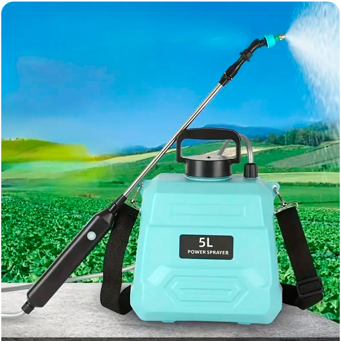 Rociador de jardín eléctrico portátil de 5L